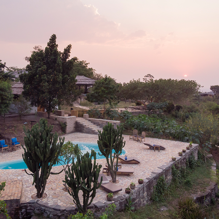 Volcanoes Properties Kyambura Gorge Lodge